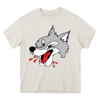 Cream sudbury wolves Heavy Core Tee - linhVisuals