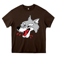 Chocolate Brown sudbury wolves Heavy Core Tee - linhVisuals