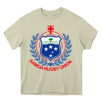 Mossy samoa rugby Heavy Core Tee - linhVisuals