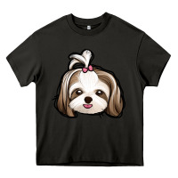 Asphalt shih tzu Heavy Core Tee - Jasminsmagicworld