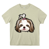 Mossy shih tzu Heavy Core Tee - Jasminsmagicworld
