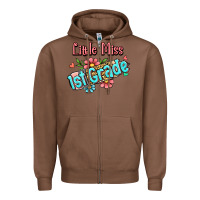 Chestnut little miss first grade Zipper Hoodie - Jasminsmagicworld