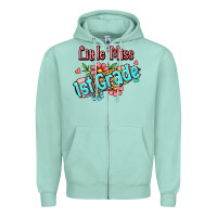 Seafoam little miss first grade Zipper Hoodie - Jasminsmagicworld