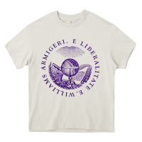Cream Williams College Heavy Core Tee - linhVisuals
