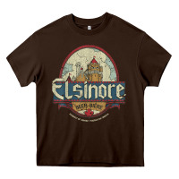 Chocolate Brown elsinore beer 1983 t shirt Heavy Core Tee - linhVisuals