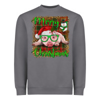 Storm merry christmas baby pig Heavyweight Sweatshirt - RanaPortraitStore