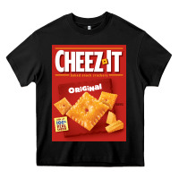 Black cheez it original box front sweatshirt Heavy Core Tee - linhVisuals