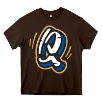Chocolate Brown rancho cucamonga quakes Heavy Core Tee - linhVisuals