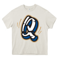 Cream rancho cucamonga quakes Heavy Core Tee - linhVisuals