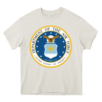 Cream department of the air force Heavy Core Tee - linhVisuals