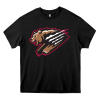 Black fresno grizzlies baseball Heavy Core Tee - linhVisuals