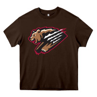 Chocolate Brown fresno grizzlies baseball Heavy Core Tee - linhVisuals