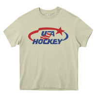 Mossy usa hockey Heavy Core Tee - linhVisuals