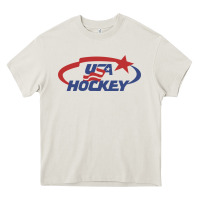 Cream usa hockey Heavy Core Tee - linhVisuals