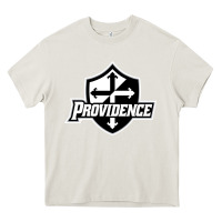 Cream providence friars college Heavy Core Tee - linhVisuals