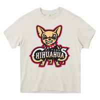 Cream el paso chihuahuas Heavy Core Tee - linhVisuals
