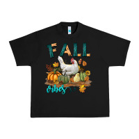 Black Fall Vibes Chicken Urban Heavy Tee - LillyAllenDesigns
