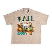 French Oak Fall Vibes Chicken Urban Heavy Tee - LillyAllenDesigns