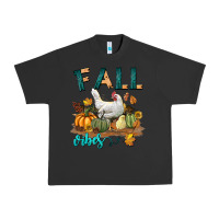 Pigment Black Fall Vibes Chicken Urban Heavy Tee - LillyAllenDesigns