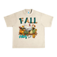 Sandshell Fall Vibes Chicken Urban Heavy Tee - LillyAllenDesigns
