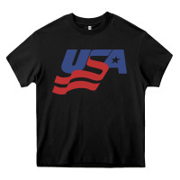 Usa Hockey Simple Heavy Core Tee | Teevron