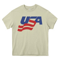 Mossy usa hockey simple Heavy Core Tee - linhVisuals