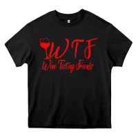 Black wine tasting friends Heavy Core Tee - linhVisuals