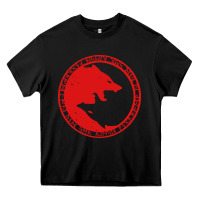 Black fenrir wolf of odin Heavy Core Tee - linhVisuals