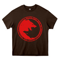 Chocolate Brown fenrir wolf of odin Heavy Core Tee - linhVisuals