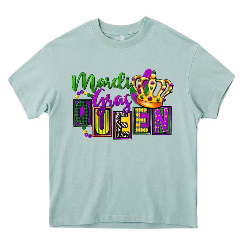 Mardi Gras Queen Heavy Core Tee by FaDigitalArtStudio | Teevron