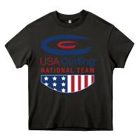 Asphalt usa curling team Heavy Core Tee - linhVisuals