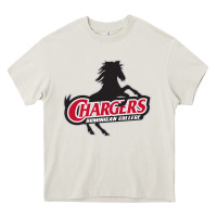 Cream the dominican chargers Heavy Core Tee - linhVisuals
