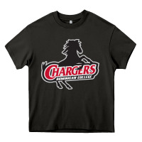 Asphalt the dominican chargers Heavy Core Tee - linhVisuals