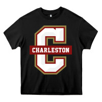 Black the charleston cougars Heavy Core Tee - linhVisuals
