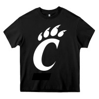 Black the cincinnati bearcats Heavy Core Tee - linhVisuals
