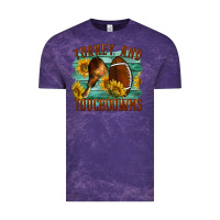 Cloud Purple Turkey And Touchdowns Vintage Tee - LillyAllenDesigns