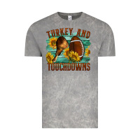 Cloud Rock Turkey And Touchdowns Vintage Tee - LillyAllenDesigns