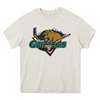 Cream the-utah-grizzlies-pen Heavy Core Tee - linhVisuals