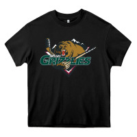 Black the-utah-grizzlies-pen Heavy Core Tee - linhVisuals