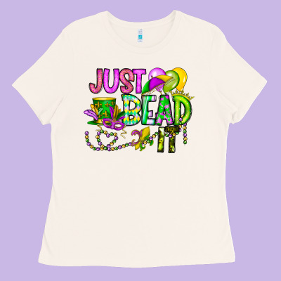 Just Bead It Ladies Tee Designed By Cowhidedigitalart