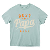 Arona Mens Best Papa Ever Funny Fathers Day Heavy Core Tee - linhVisuals