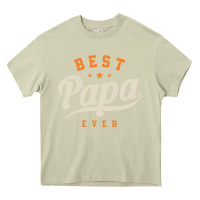 Mossy Mens Best Papa Ever Funny Fathers Day Heavy Core Tee - linhVisuals