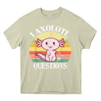 Mossy i axolotl questions funny axolotl costume for axolotl lovers t shirt Heavy Core Tee - linhVisuals