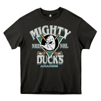 Asphalt vintage mighty sports ducks Heavy Core Tee - linhVisuals