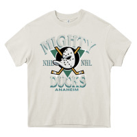 Cream vintage mighty sports ducks Heavy Core Tee - linhVisuals