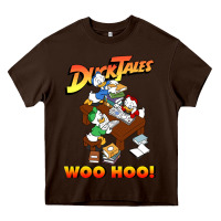 Chocolate Brown woo hoo duck tales art gift for fans Heavy Core Tee - linhVisuals