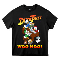 Black woo hoo duck tales art gift for fans Heavy Core Tee - linhVisuals