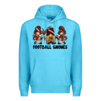 Ocean Blue football gnomes Premium Hoodie - BarkalooDesign
