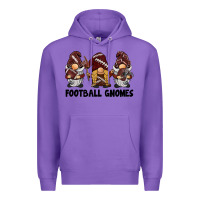 Purple football gnomes Premium Hoodie - BarkalooDesign