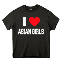 Asphalt i love asian girls t shirt Heavy Core Tee - linhVisuals